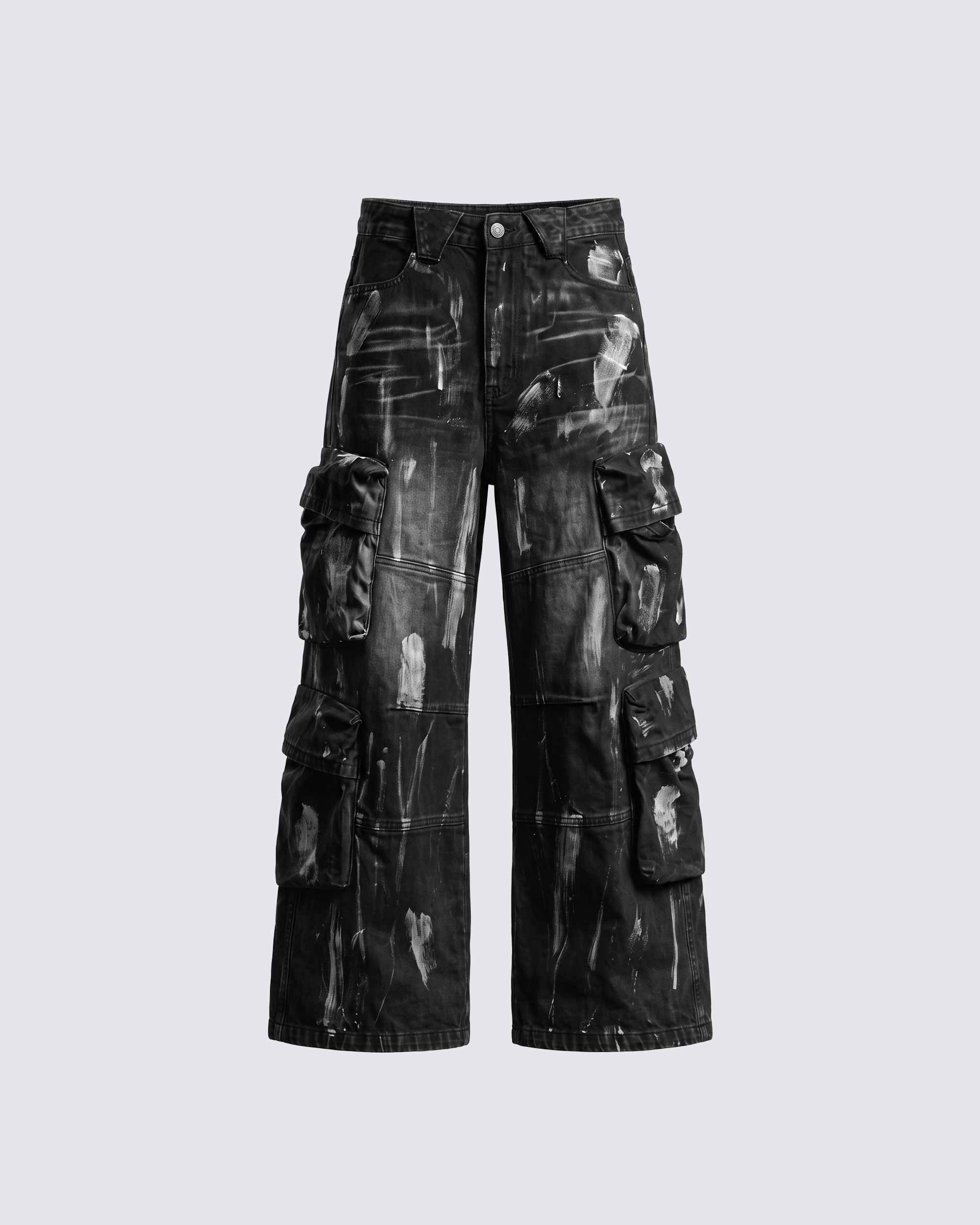 BARREN Series | Apocalyptic Pilgrimage Cargo Wide Pants