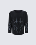 GRYFT Gothic Graphic Sweater