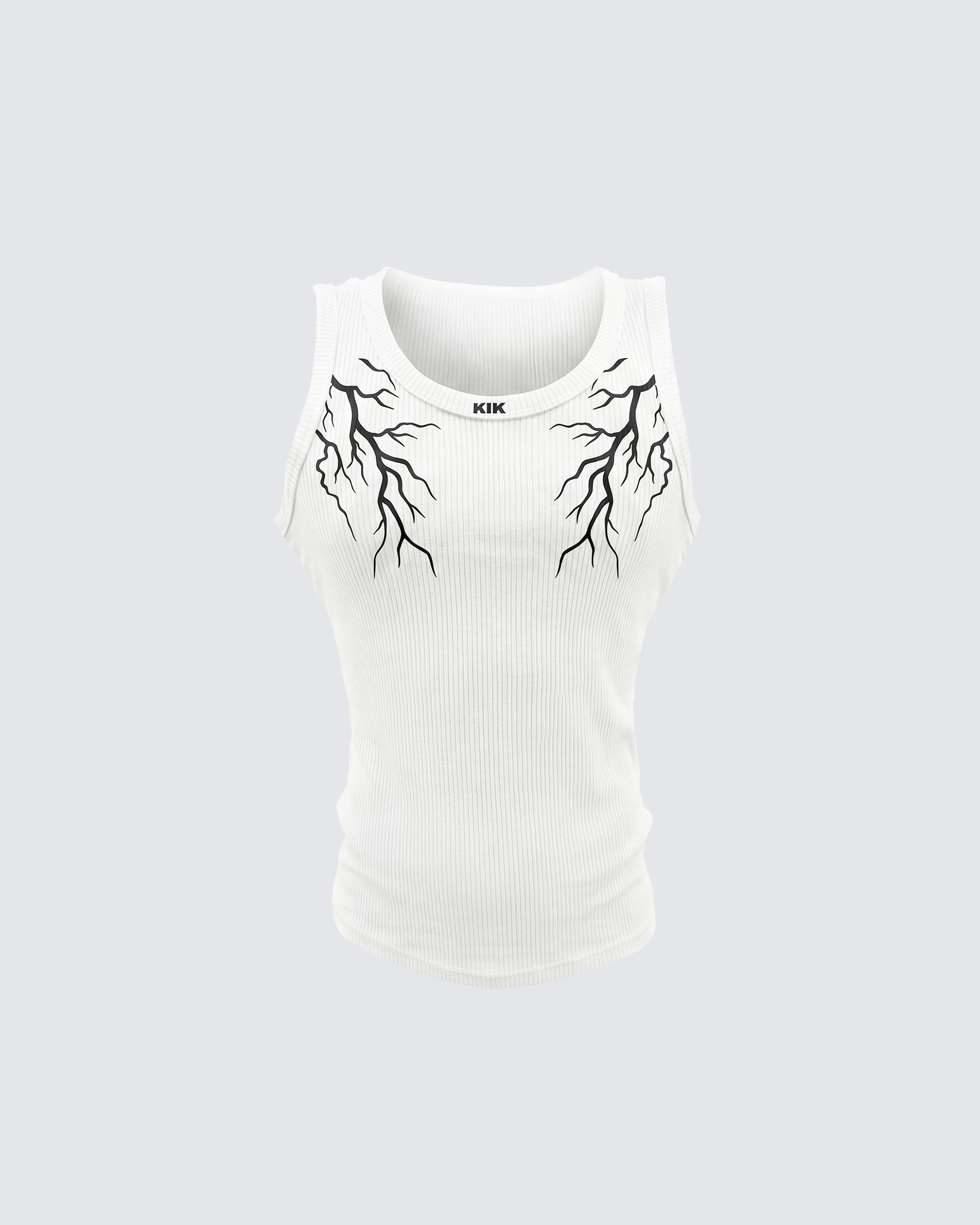 LIGHTNING Series | Street Style Ribbed Tank Top