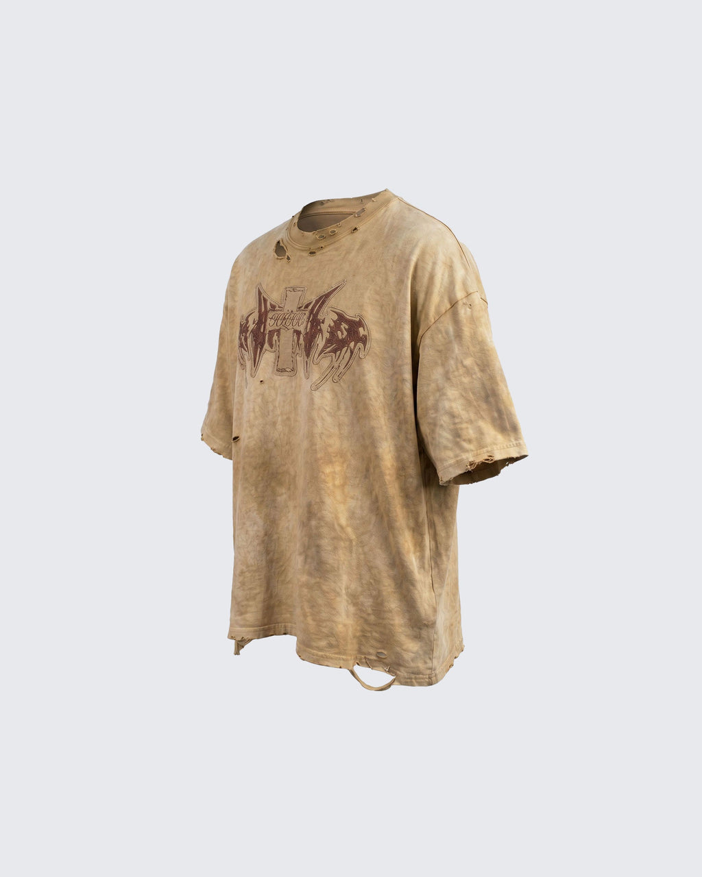 BARREN Series | Apocalyptic Pilgrimage Cross Wing Tee