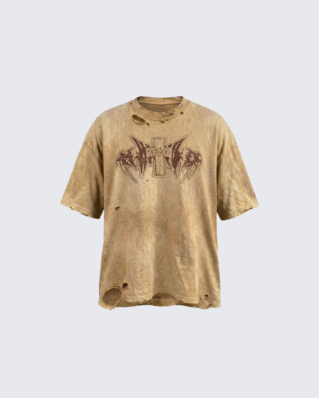 BARREN Series | Apocalyptic Pilgrimage Cross Wing Tee