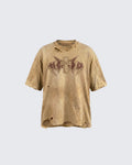 BARREN Series | Apocalyptic Pilgrimage Cross Wing Tee