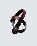 GRYFT RED RUST Series | Gothic Embossed Leather Belt