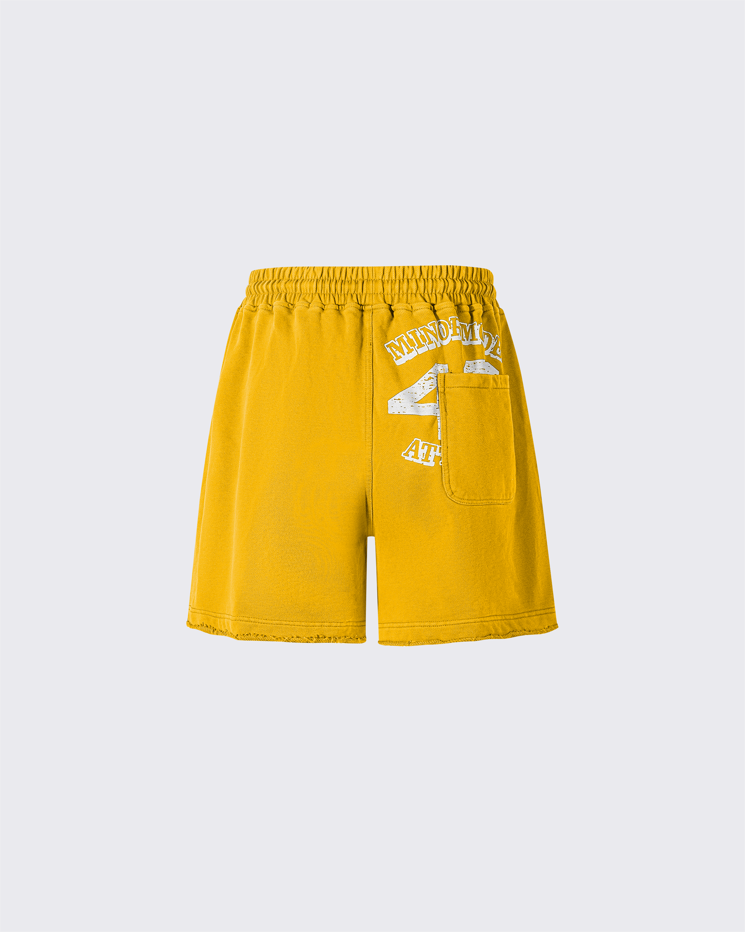 Vintage Logo Print Cotton Shorts